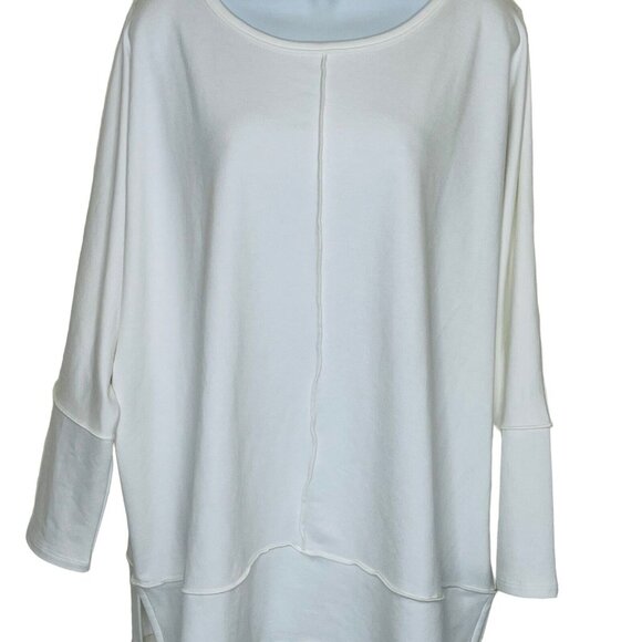 Spanx Perfect Length Top Dolman 3/4 Sleeve Ivory - Picture 1 of 14